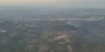 Bursa’da Harmancık yangını söndürüldü, soğutma sürüyor