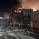 İstanbul Çekmeköy’de sünger fabrikası yandı