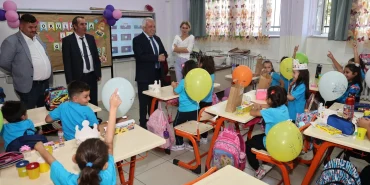 Başkan Şadi Özdemir’den “Okula hoş geldin” hediyesi
